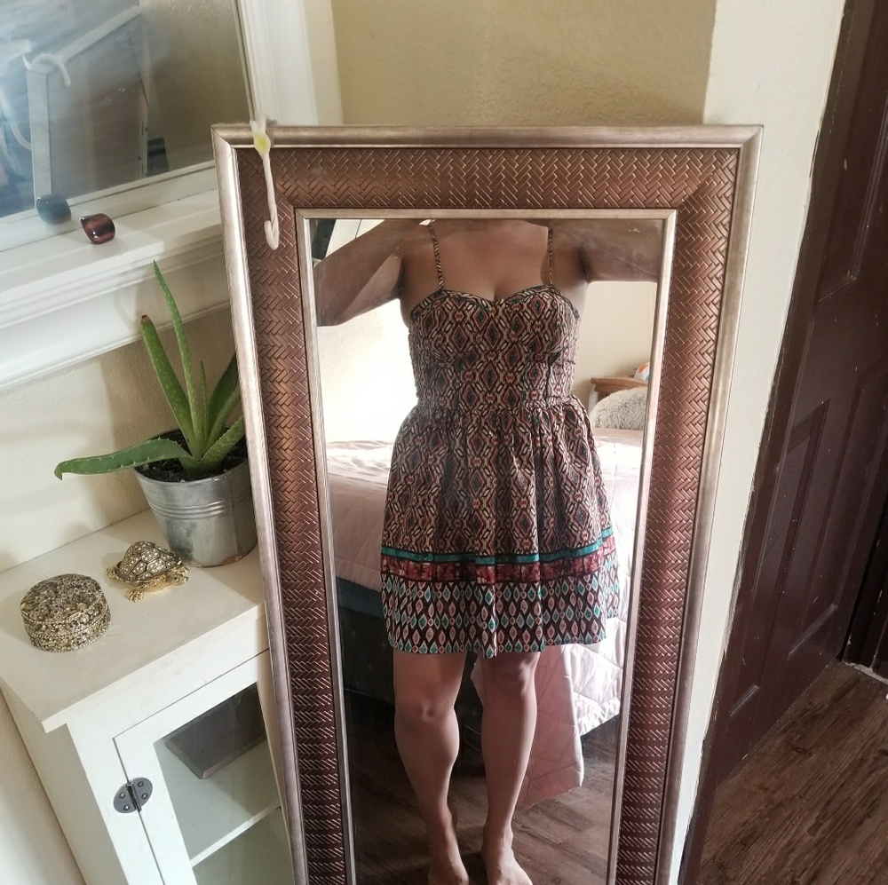American rag tribal design dress